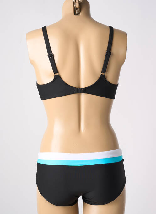 Maillot de bain 2 pièces stretch haut soutien-gorge emboitant noir FREYA femme