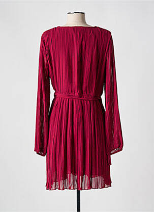 Robe courte manches longues manches longues rouge SWEEWË femme