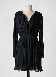 Robe courte manches longues manches longues noir SWEEWË femme