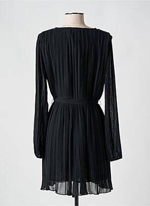 Robe courte manches longues manches longues noir SWEEWË femme