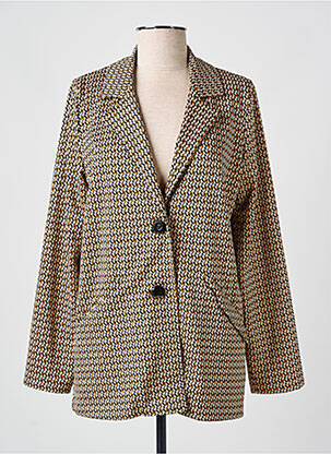 Veste casual finition intérieure doublée marron SENORETTA femme