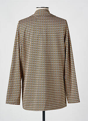 Veste casual finition intérieure doublée marron SENORETTA femme