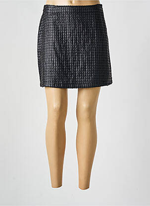 Jupe courte coupe droite noir SISTTER femme