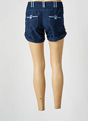 Short fermeture zippée sous rabat boutonné taille normale bleu SUNFLAIR femme