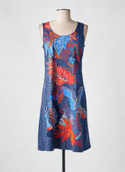 Robe mi-longue bleu MASSANA pour femme seconde vue