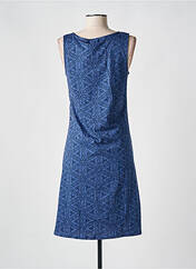 Robe mi-longue bleu MASSANA pour femme seconde vue
