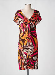 Robe mi-longue orange BARANDI pour femme seconde vue