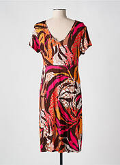 Robe mi-longue orange BARANDI pour femme seconde vue