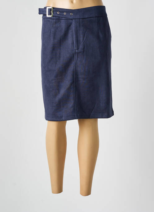 Jupe courte bleu A BELLE pour femme
