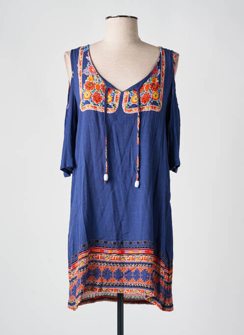 Robe courte bleu SENORETTA pour femme