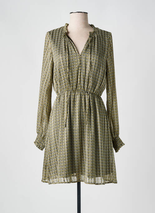 Robe courte vert IKOONE&BIANKA pour femme