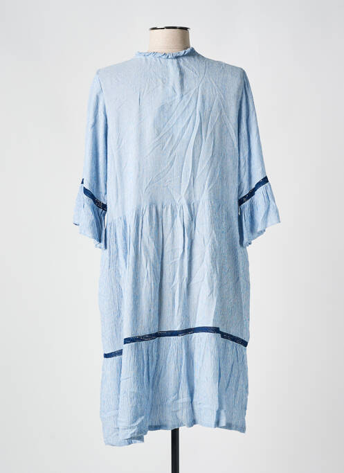 Robe mi-longue bleu SENORETTA pour femme