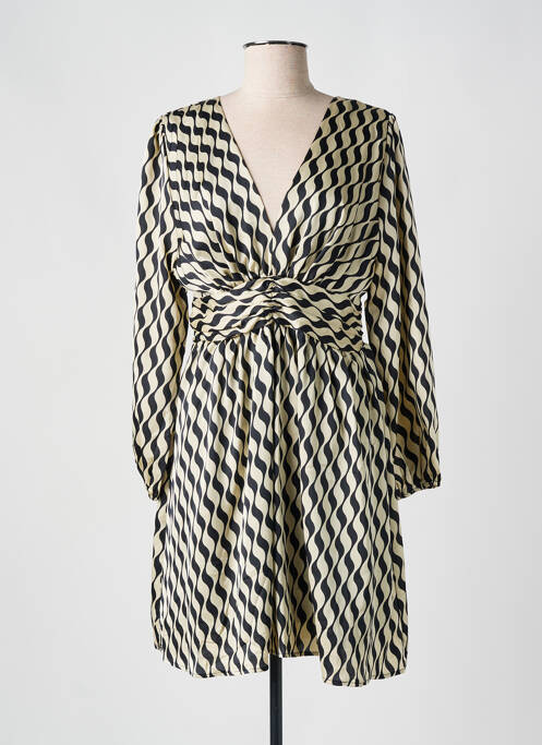 Robe mi-longue noir LILI & LALA pour femme