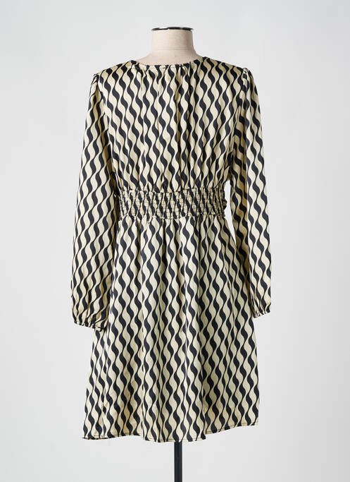 Robe mi-longue noir LILI & LALA pour femme