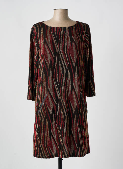 Robe mi-longue noir VEGAS pour femme
