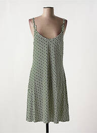Robe de plage coupe cintrée vert JANIRA femme