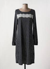 Nuisette/combinette col rond gris CHERIE LINE femme