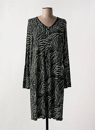 Chemise de nuit col v vert BARANDI femme