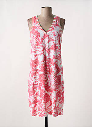 Robe mi-longue sans manche sans manche rouge BARANDI femme