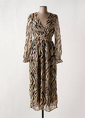 Robe longue beige LILIE ROSE pour femme seconde vue