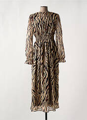 Robe longue beige LILIE ROSE pour femme seconde vue