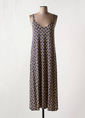Robe longue bleu JANIRA pour femme seconde vue