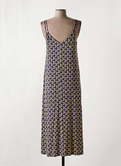 Robe longue bleu JANIRA pour femme seconde vue