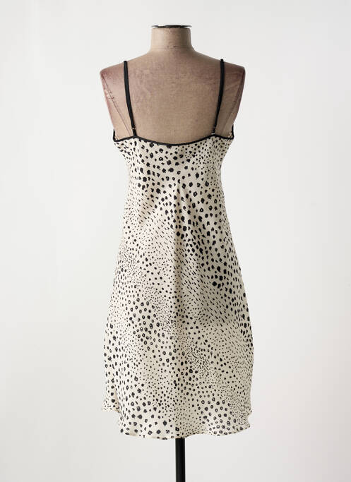 Nuisette/combinette effet matière satinée beige COEMI femme