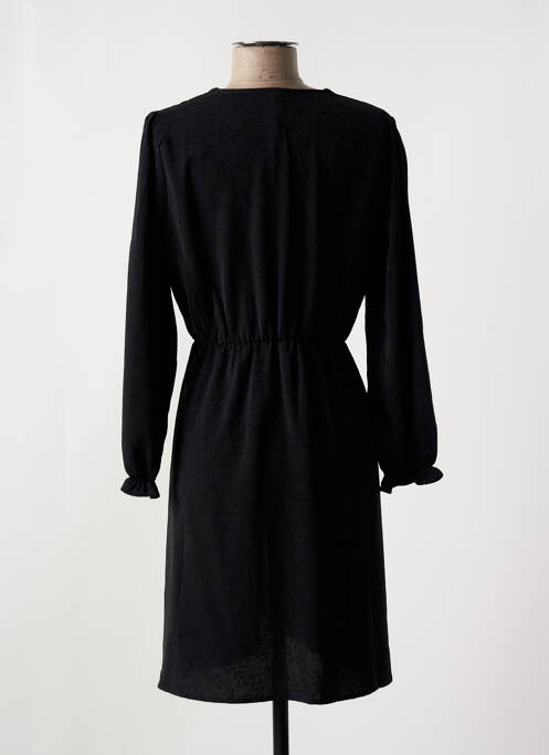 Robe courte manches longues manches longues noir LILI & LALA femme