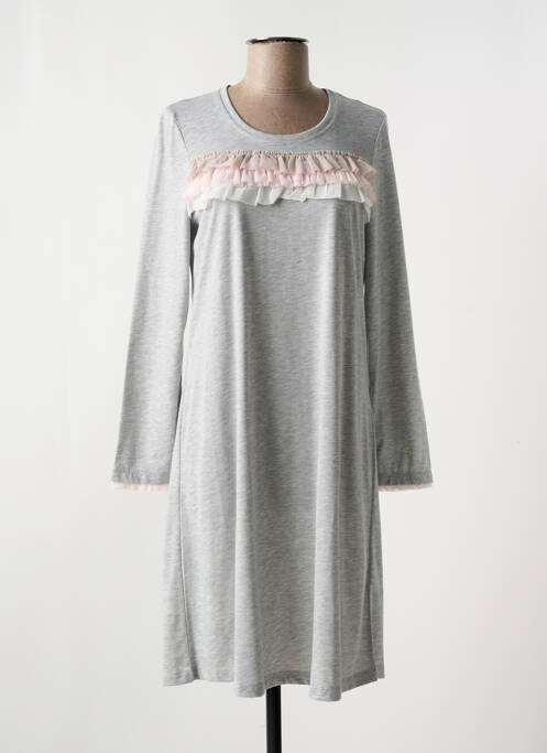 Chemise de nuit gris RINGELLA pour femme