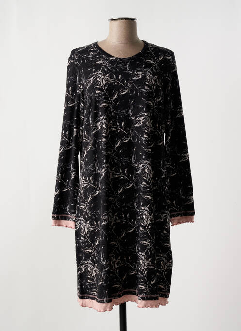 Chemise de nuit noir BARANDI pour femme
