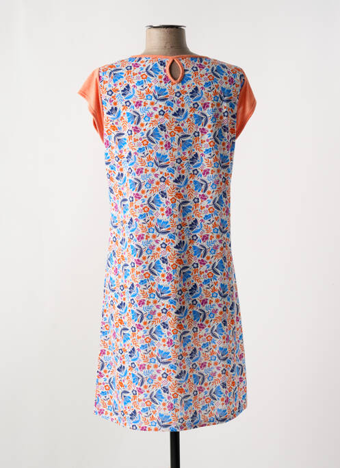 Chemise de nuit orange MASSANA femme