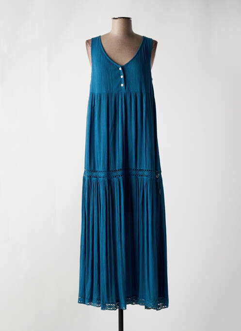 Robe de plage bleu BARANDI pour femme