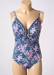 Maillot de bain 1 pièce bleu OLYMPIA pour femme seconde vue