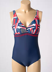 Maillot de bain 1 pièce bleu SUNMAN pour femme seconde vue