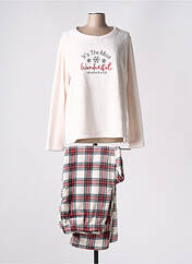 Pyjama blanc ARUELLE pour femme seconde vue