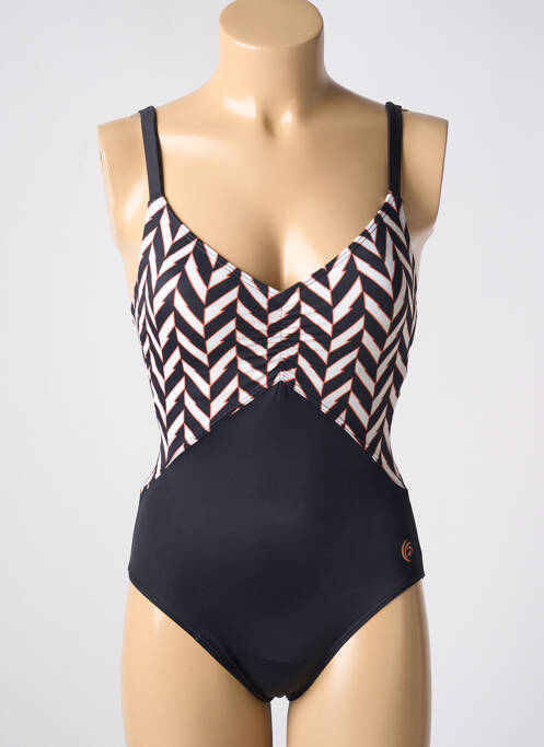 Maillot de bain 1 pièce noir OLYMPIA pour femme
