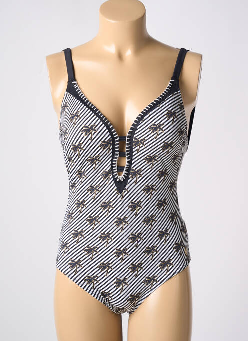 Maillot de bain 1 pièce noir OLYMPIA pour femme