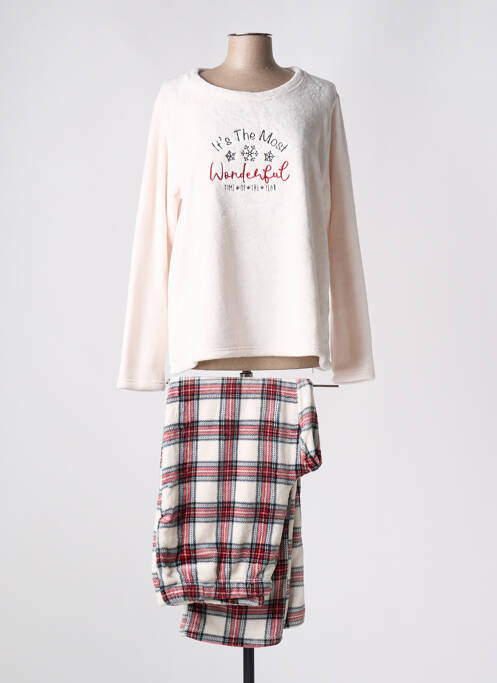 Pyjama blanc ARUELLE pour femme