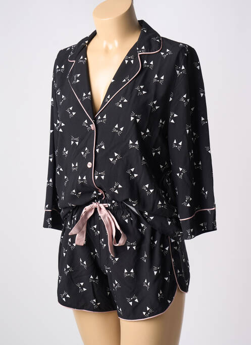 Pyjama noir ARUELLE pour femme