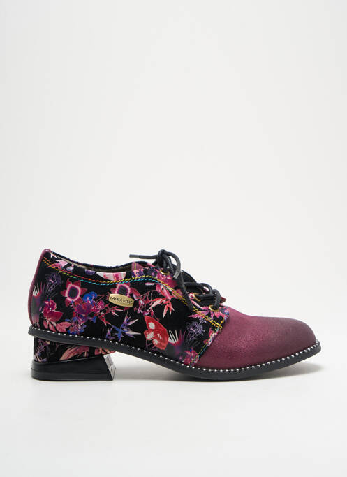 Derbies violet LAURA VITA pour femme