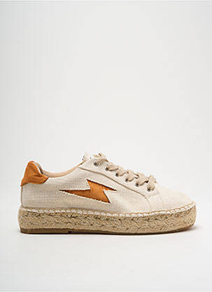Derbies bout rond talon plat jusqu'à 3cm beige VANESSA WU femme