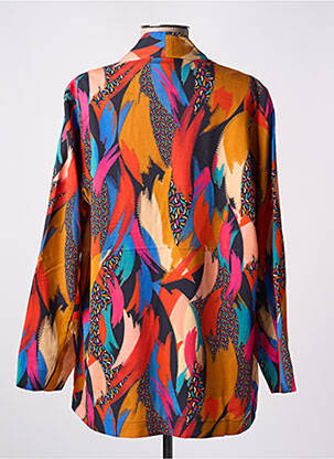 Blazer manches longues orange FRANCK ANNA femme