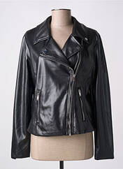 Veste simili cuir noir JULIE GUERLANDE pour femme seconde vue