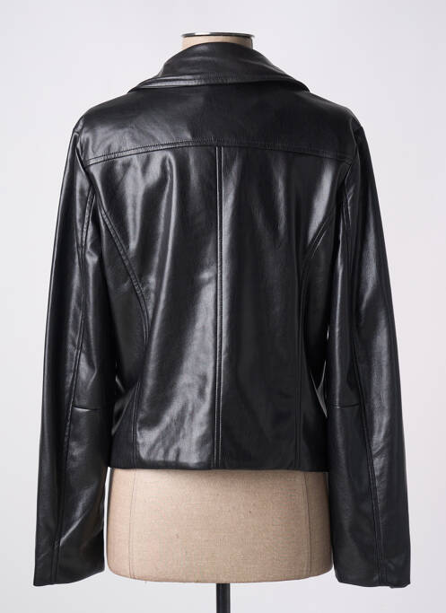 Veste simili cuir noir JULIE GUERLANDE pour femme