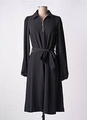 Robe mi-longue noir KAFFE pour femme seconde vue