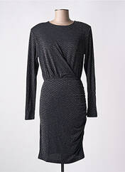 Robe mi-longue noir KAFFE pour femme seconde vue