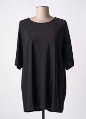 Tunique manches courtes noir CISO pour femme seconde vue