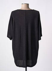 Tunique manches courtes noir CISO pour femme seconde vue