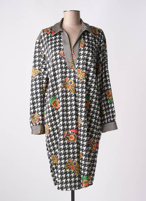 Robe mi-longue gris EMA BLUE'S pour femme